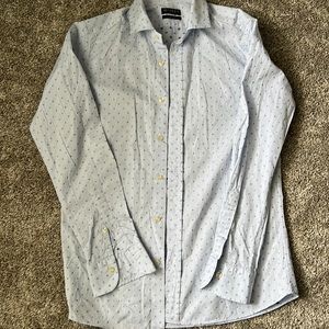 Casual Button Down Shirts Italian Fabric Slim Fit 100% Cotton